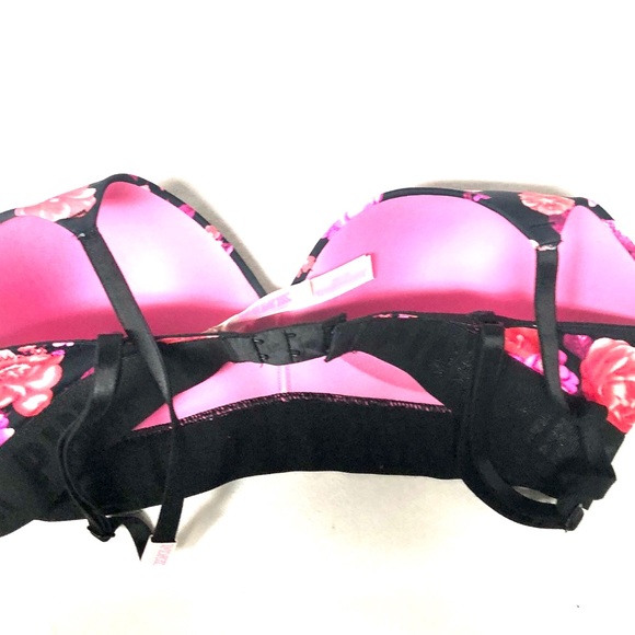 Pink Victoria’s secrets bra floral Size 34C - Picture 4 of 6